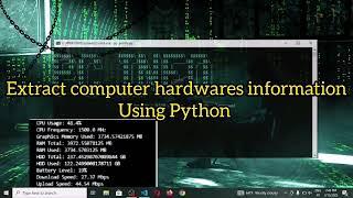 Hardware Information Using Python