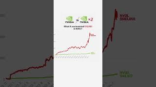 엔비디아 레버리지에 1만 달러 투자한다면? #nvda #nvdl #stockmarket #money