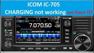 #296 ICOM IC-705; digging deep and fixing the issue on component level