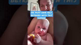 DOES our BABY like LEMONS? #lemon #babyvideos #babyboy #babyfunny