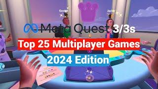 Top 25 Oculus Meta Quest 2 / 3 / 3s Multiplayer Games To Play With Your Friends - 2024 Edition