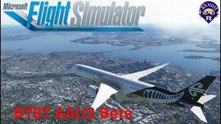 MSFS | AAU2 Beta | Boeing 787 | Circuits in NZAA | Hold |RNP Approach | Missed Approach | ILS CAT3 |