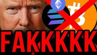 BITCOIN: TRUMP IS INSAAANE!!!!!!! 🪦 (we are cooked)