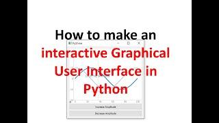 How to make a basic GUI for interactive plot in Python | PyQt5 | PyQtGraph