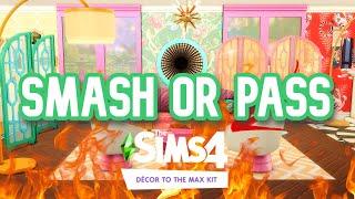 SMASH or PASS Décor to the Max Kit Edition: Sims 4 Pack Cost Rating & Item Review #Shorts #Shorts30