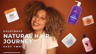NATURAL HAIR JOURNEY PT.2: HOW I GREW MY HAIR OUT | GOLDYNAPS