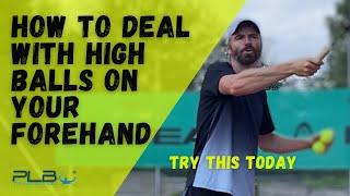 How to Deal with High Balls On Your Forehand | JM Tennis - Pro Tennis Lessons