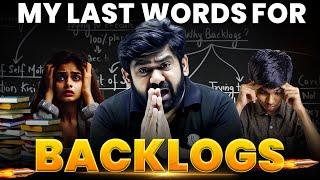 Student's Biggest Pain - BACKLOG  | How to Clear Backlogs | UPSC Preparation 2027 | OnlyIAS