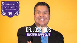 Jose Rios - Celebrando Comunidad 2024 Latine Education Award Winner