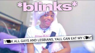 ranking your INSANE homophobic confessions cuz im a gay homo!! *WTFF**