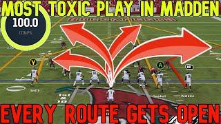 1000 Yards Of Offense! I Use 1 UNSTOPPABLE PLAY All Game & COMPLETE EVERY PASS! Madden NFL 23 Tips