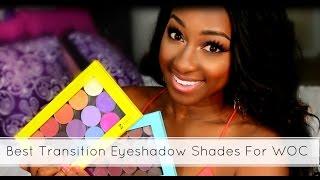 Transition Eyeshadows for Brown Skin, Dark Skin #Swatches | Kellster