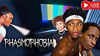 CALLING ALL THE GHOST!|SCARY PHASMOPHOBIA GAMEPLAY|FT. @Leekylo & KamKam