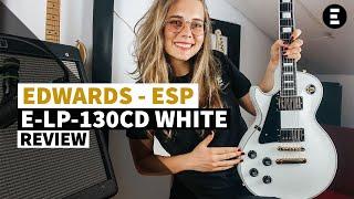 EDWARDS Electric Guitar - ESP E-LP 130CD WHITE | EGITANA.pt