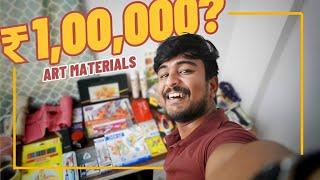 MY ART MATERIALS TOUR | Goutamduttaarts