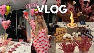 VLOG: GIRLS NIGHT OUT + INFLUENCER LIFE + TAKING INSTAGRAM PICTURES + VALENTINES/GALENTINES