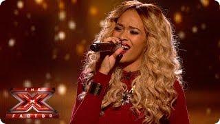 Tamera Foster sings I have nothing by Whitney - Live Week 4 - The X Factor 2013