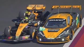 McLaren MCL39 F1 vs McLaren 720S GT3 Evo in Qatar | 2025 Season