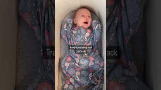 How to transition your newborn out of the swaddle #shorts