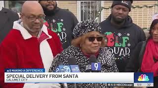 Suburban grandmother receives surprise from Santa