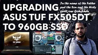 Upgrading ASUS TUF FX505DT to 960GB SSD