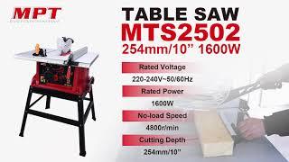 MPT-TABLE SAW    MTS2502