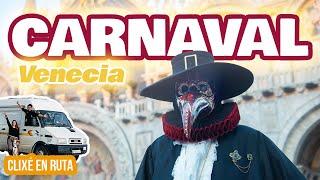 Así es el CARNAVAL de Venecia , VIVIMOS en CAMPER  y visitamos una de las fiestas más BONITAS