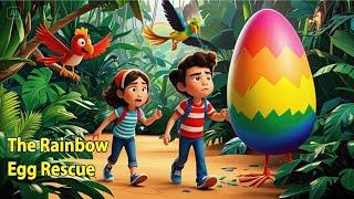 The Rainbow Egg Rescue  | Fun Cartoon for Kids