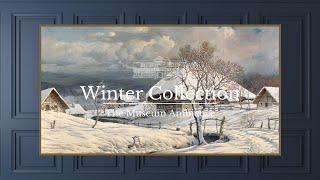 Wintertime Landscape Painting • Winter Ambience • Vintage Art for TV • 3 hours of HD steady painting