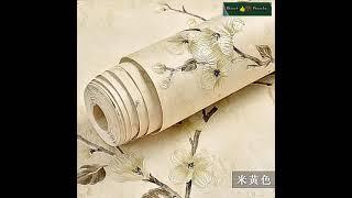 #SHORT / 3D FLORAL WALL PAPER