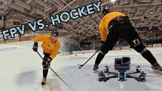 FPV DRONE  VS. ICE HOCKEY - Working with a Professional Hockey Team (4K)