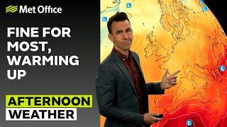 22/06/24 – Patchy cloud, generally dry – Afternoon Weather Forecast UK – Met Office Weather