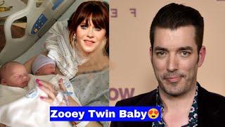 New Twin Baby! Jonathan & Zooey Deschanel Twin Baby is Here | Hospitalized | The Property Brother |