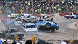 Banger Racing Arena Essex Firecracker XXV Plus Reliant Robin Bangers 6/11/2016