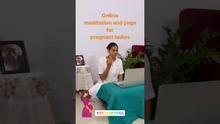 Online Yoga & Meditation for Pregnancy: A Journey to Wellness ‍️ #sadhguru #yoga #goa