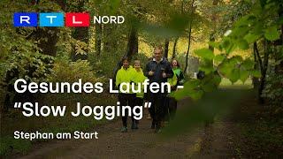 Ungewöhnliche Sportart | Stephan testet Slow Jogging