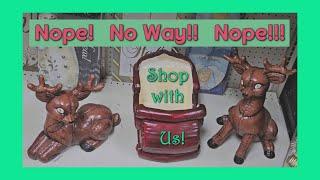 SHOP with Us THRIFTING in MN 4 Vintage Retro Decor & STILL BUYING Christmas Kitsch at Goodwill etc!