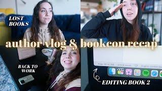 getting back to work & how romantasy bookcon went