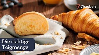 Kann ich auch nur die halbe Croissant-Teigmenge machen? | Viennoiserie mit Dietmar Kappl | 7hauben