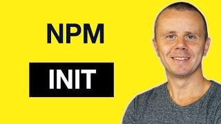 03 NPM package.json and "npm init" - how to properly initialize new project