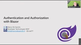 Authentication and Authorization in Blazor - Marco De Sanctis - NDC London 2021