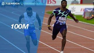 Fred Kerley chases down Ronnie Baker to win 100m Wanda Diamond League 2021 title in Zurich