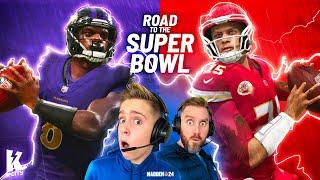 Road to the Super Bowl 3: Jackson vs Mahomes in Madden 24