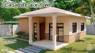 Hermosa casa pequeña de 42m2 (casa de 2 recámaras)