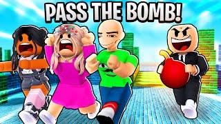 DON'T EXPLODE IN PASS THE BOMB | Roblox Funny