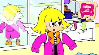 Sonya's Fashion Trends - Preparing for the School | Sonya from Toastville | Cartoons for kids