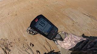 Beach Metal Detecting Minelab Manticore sniffs out old coins on New Hampshire Beaches!