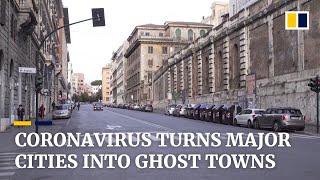 Coronavirus: Home quarantine and social distancing turns world cities into virtual ghost towns