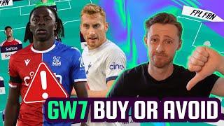 FPL GW7 BEST PLAYERS TO BUY  I Fantasy Premier League 24/25