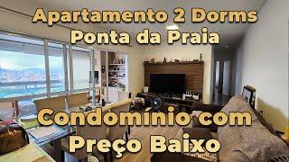 [LOCADO] Apartamento de 2 dormitórios na Ponta da Praia - Santos/SP